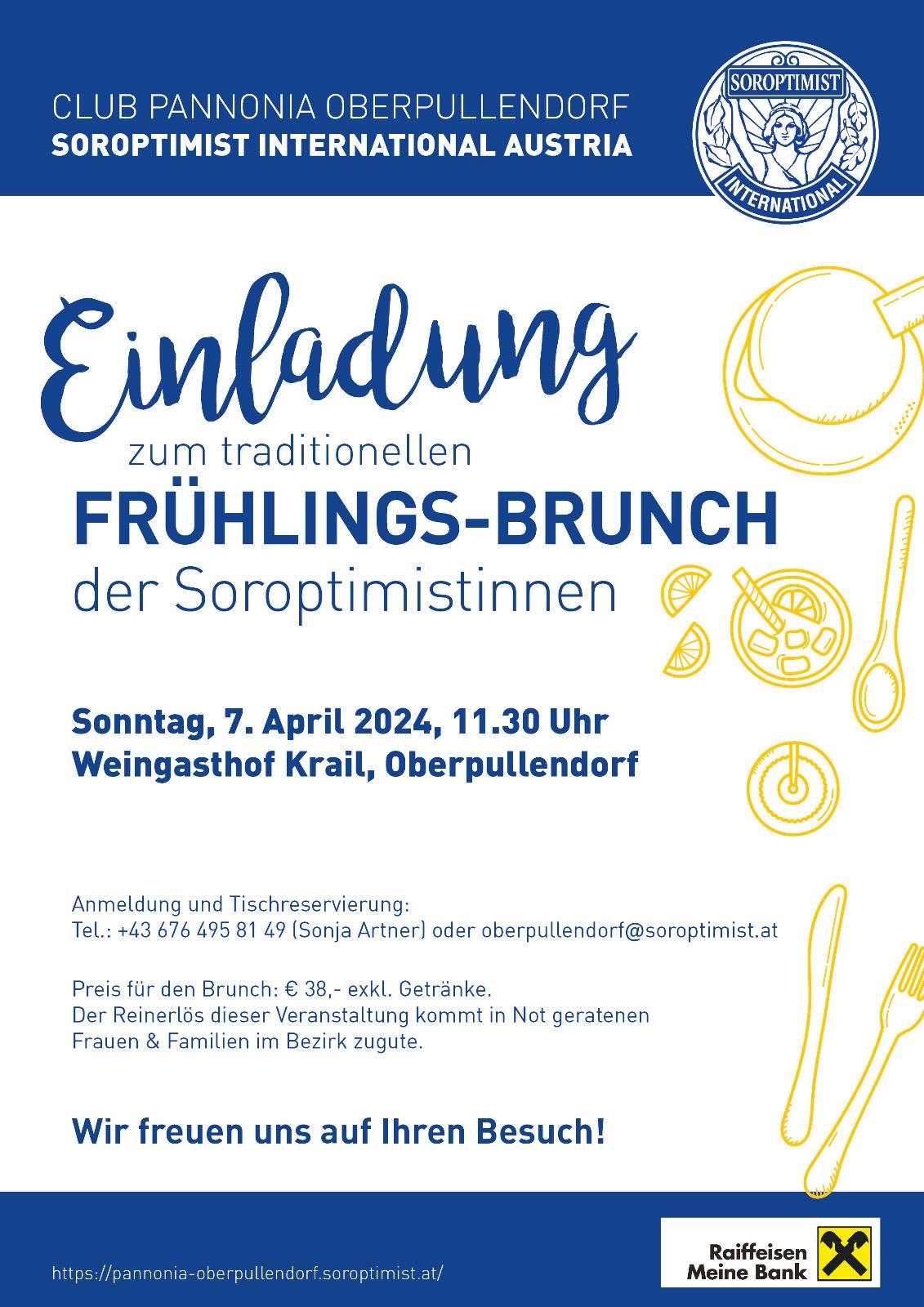 Frühlings-Benefiz-Brunch der Soroptimisten Pannonia Oberpullendorf